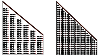 Side On Staircase Wine Racks